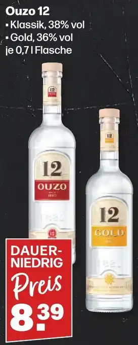 Handelshof Ouzo 12, 0,7 L Flasche Angebot