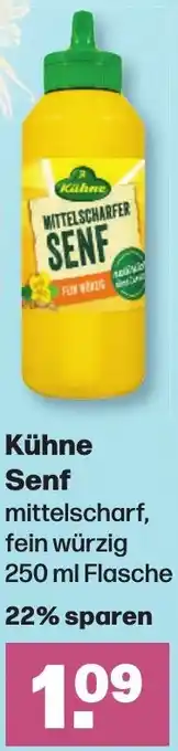 Handelshof Kühne Senf 250 ml Flasche Angebot