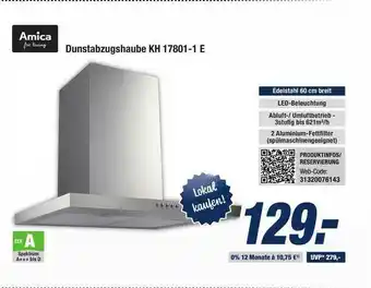 Expert Bening Amica Dunstabzugshaube Kh17801-1e Angebot