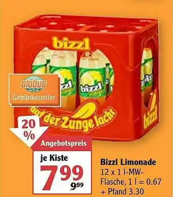 Globus Bizzl Limonade Angebot