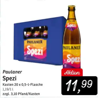 KONSUM Paulaner Spezi 20*500ml Angebot