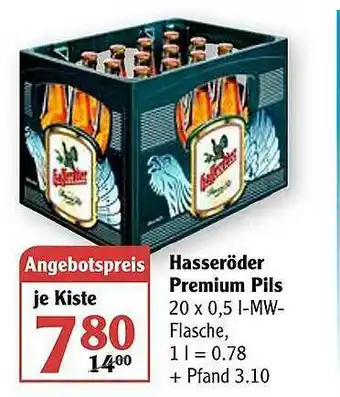 Globus Hasseröder Premium Pils Angebot