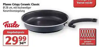 Globus Fissler Pfanne Crispy Ceramic Classic Angebot