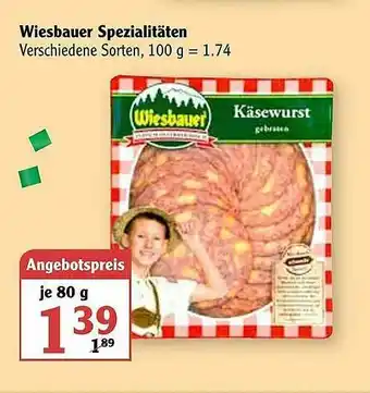 Globus Wiesbauer Spezialitäten Angebot