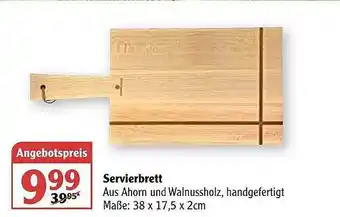 Globus Servierbrett Angebot