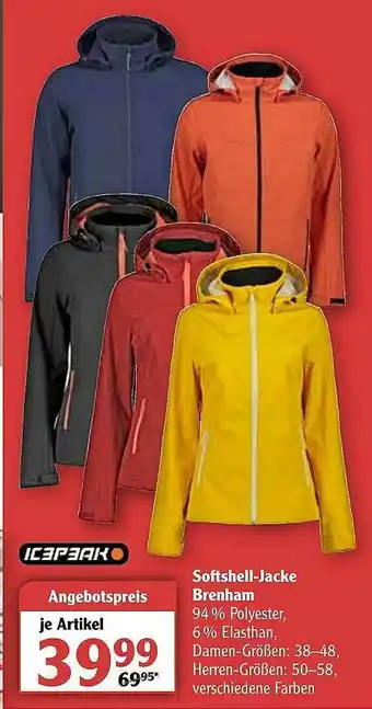 Globus Ic3p3ak Softshell-jacke Brenham Angebot