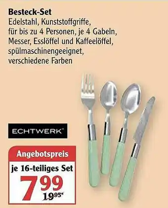 Globus Besteck-set Angebot