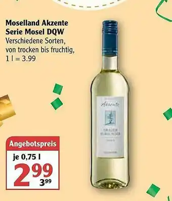 Globus Moselland Akzente Serie Mosel Dqw Angebot