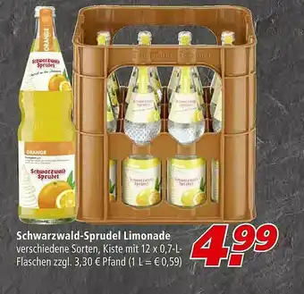 Marktkauf Schwarzwald- Sprudel Limonade Angebot