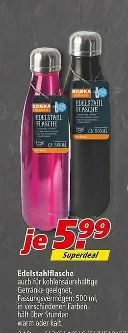 Marktkauf Edelstahlflasche Angebot