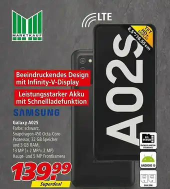 Marktkauf Galaxy A025 Angebot