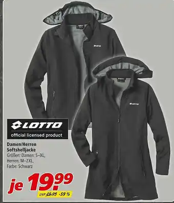 Marktkauf Damen-herren Softshelijacke Angebot