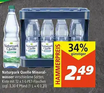 Marktkauf Naturpark Quelle Mineralwasser Angebot