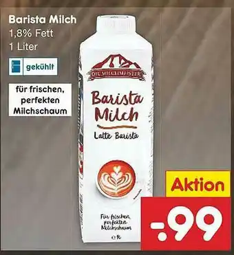 Netto Marken-Discount Barista Milch Angebot