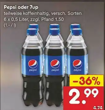 Netto Marken-Discount Pepsi Oder 7up Angebot