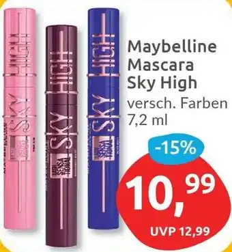 Budni Maybelline Mascara Sky High 7,2 ml Angebot