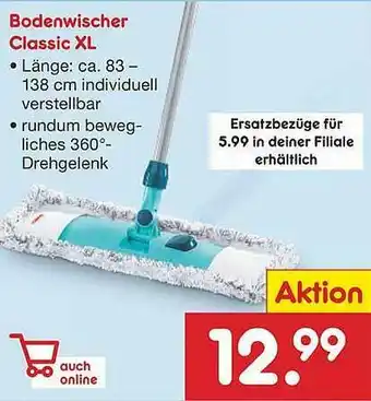 Netto Marken-Discount Bodenwischer Classic Xl Angebot