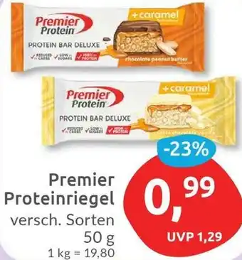 Budni Premier Proteinriegel 50 g Angebot