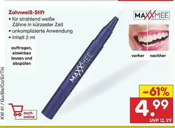 Netto Marken-Discount Zahnweiß-stift Angebot