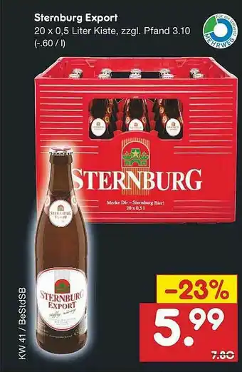 Netto Marken-Discount Sternburg Export Angebot