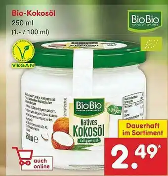 Netto Marken-Discount Bio-kokosöl Angebot