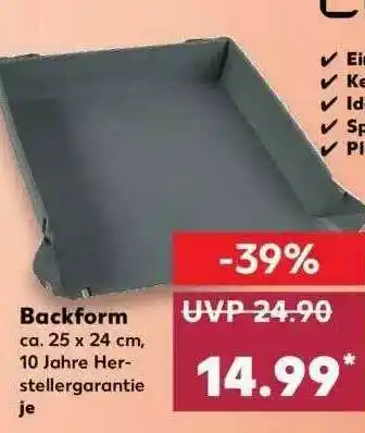 Kaufland Backform Angebot