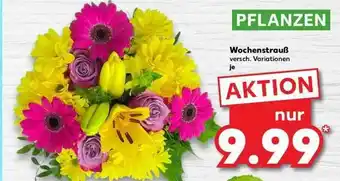 Kaufland Wochenstrauß Angebot