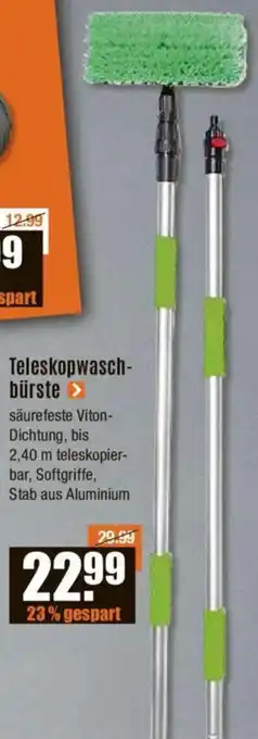 V Baumarkt Teleskopwaschbürste Angebot