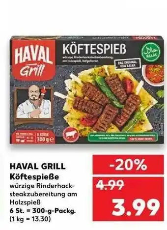 Kaufland Haval Grill Köftespieße Angebot