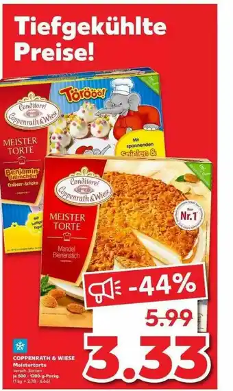 Kaufland Coppenrath & Wiese Meistertorte Angebot