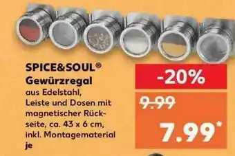 Kaufland Spice&soul Gewürzregal Angebot