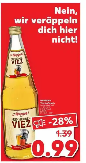 Kaufland Merziger Viez Apfelwein Angebot