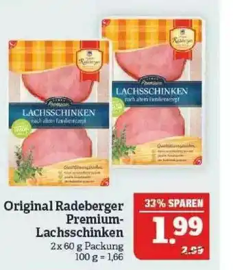 Marktkauf Original Radeberger Premium Lachsschinken Angebot