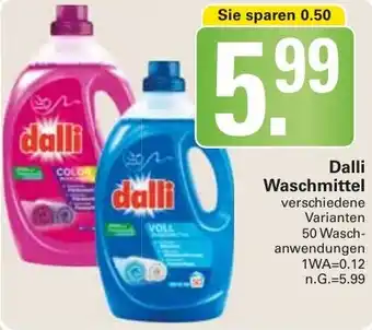 WEZ Dalli Waschmittel 50 Waschanwendungen Angebot