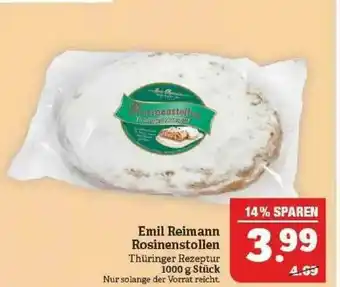 Marktkauf Emil Reimann Rosinenstollen Angebot