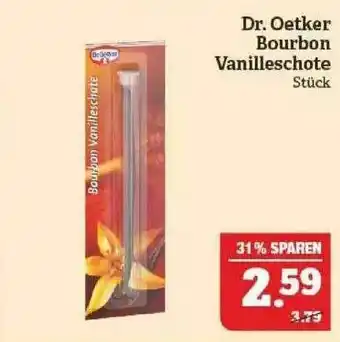 Marktkauf Dr. Oetker Bourbon Vanilleschote Angebot