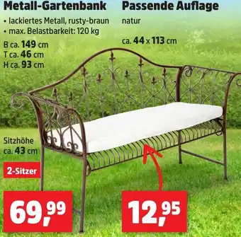 Thomas Philipps Metall-Gartenbank Angebot