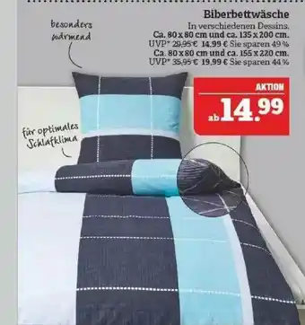 Marktkauf Biberbettwäsche Angebot