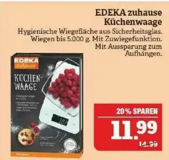 Marktkauf Edeka Zuhause Küchenwaage Angebot