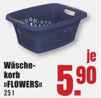 B1 Discount Baumarkt Rotho Wäschekorb FLOWERS 25 L Angebot