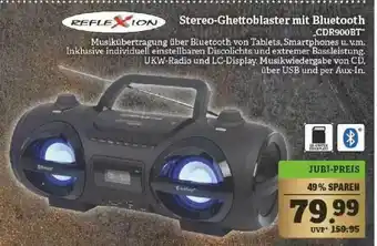 Marktkauf Refelexion Stereo-ghettoblaster Mit Bluetooth Angebot