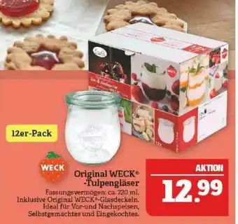 Marktkauf Originl Weck -tulpengläser Angebot