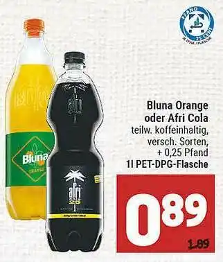 Marktkauf Bluna Orange Oder Afri Cola Angebot