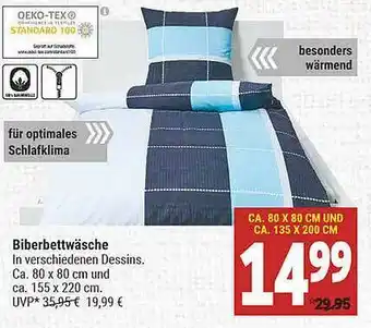 Marktkauf Biberbettwäsche Angebot