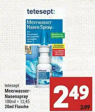 Marktkauf Tetesept Meerwasser-nasenspray Angebot