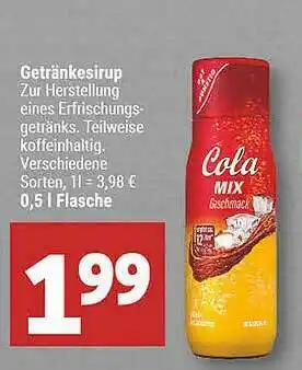 Marktkauf Getränkesirup Angebot