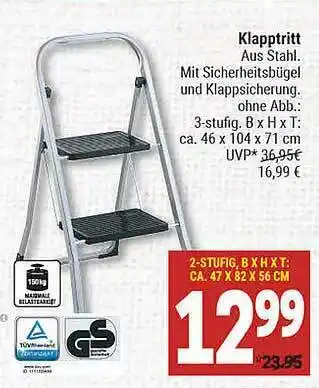 Marktkauf Klapptritt Angebot