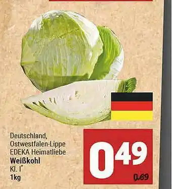 Marktkauf Weißkohl Angebot