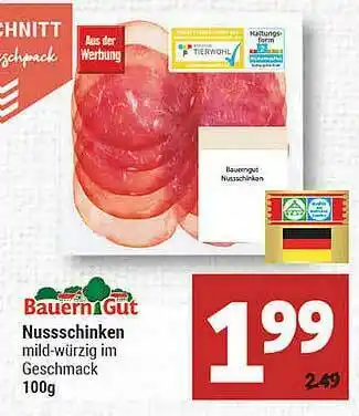 Marktkauf Bauern Gut Nussschinken Angebot