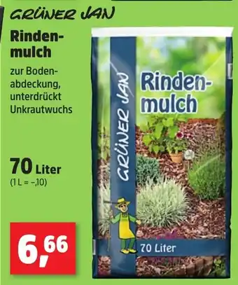 Thomas Philipps GRÜNER JAN Rindenmulch 70 Liter Angebot